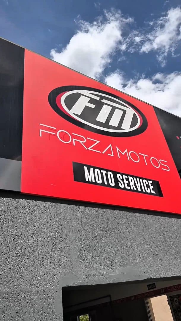 Fachada da Forza Motos — Moto Service em Campinas