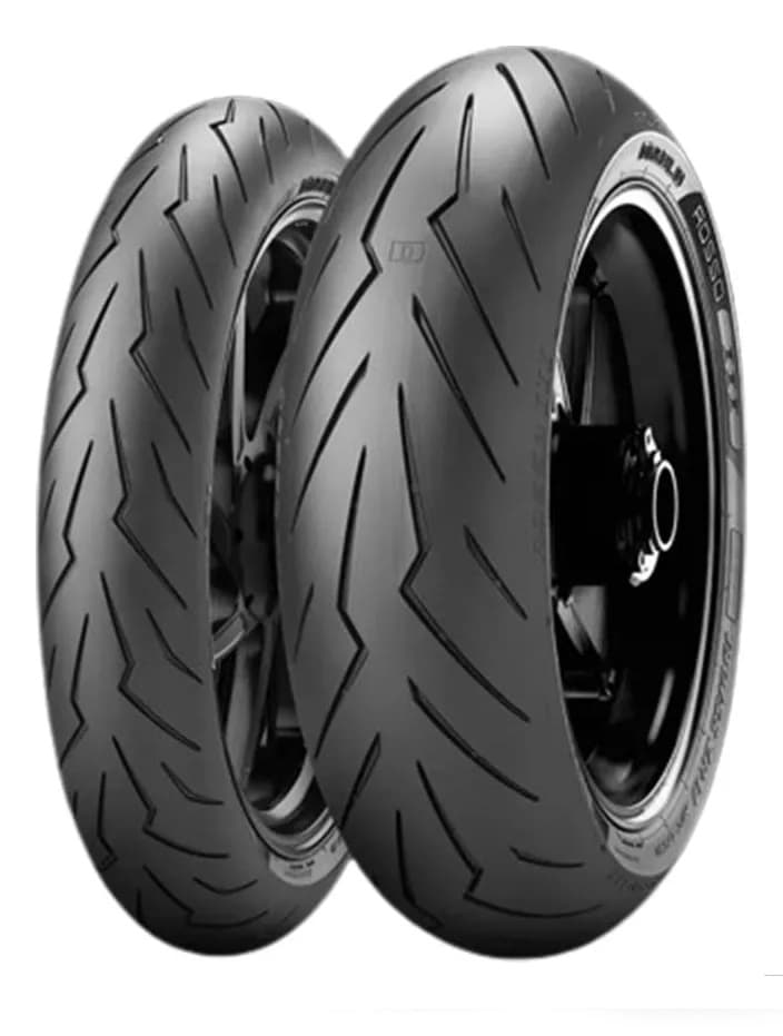 PAR PNEUS PIRELLI DIABLO ROSSO III 120/70R17 + 160/60R17