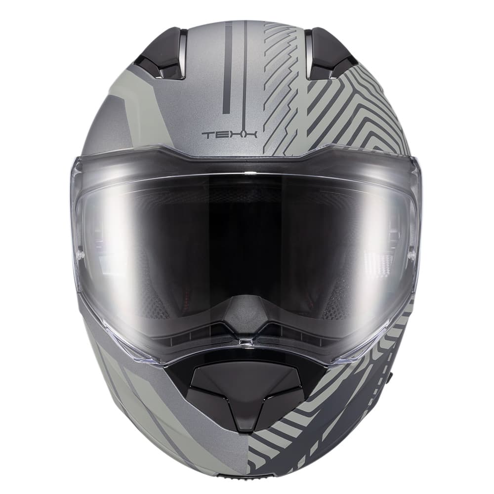 Capacete Texx Escam Kratos Cyber Cinz Fosc - 58