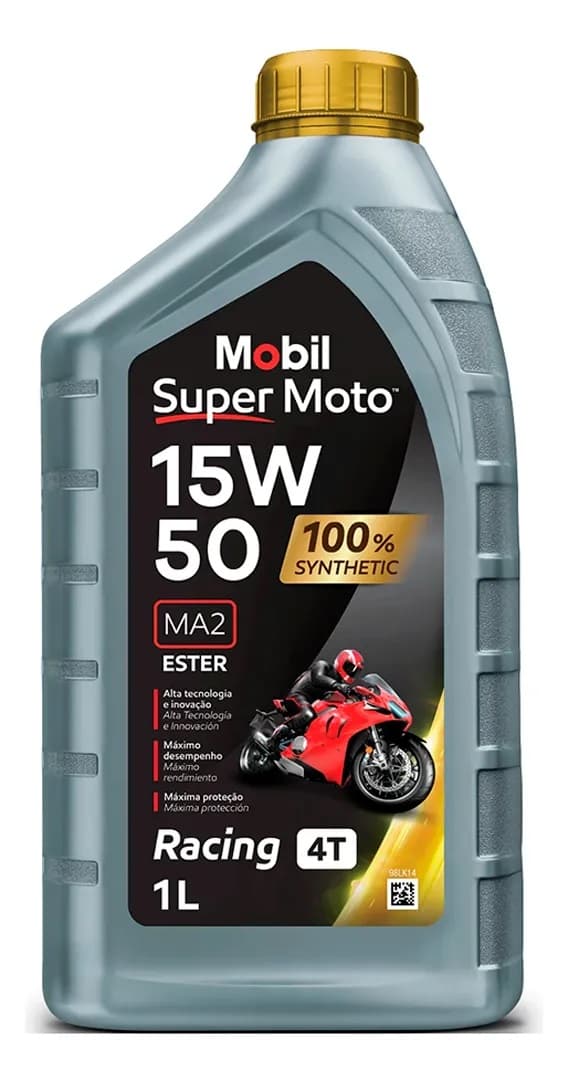 OLEO MOBIL SUPER MOTO 4T SINTETICO 15W50