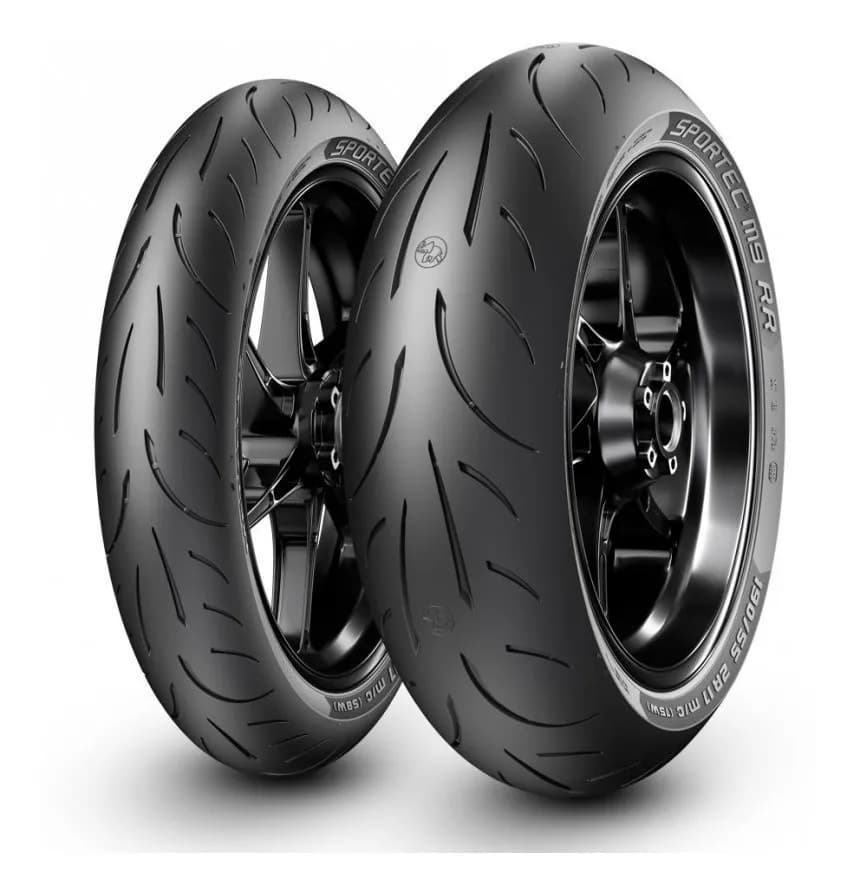 PAR DE PNEUS METZELER SPORTEC M9RR 120/70R17 + 160/60R17