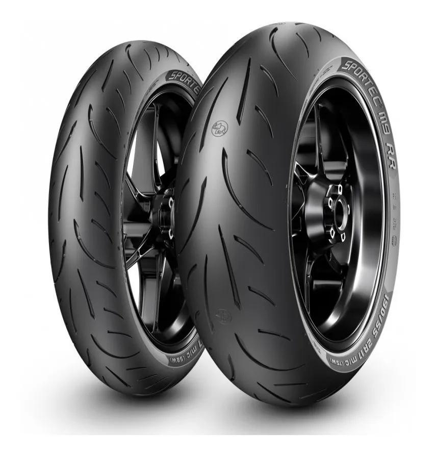 PAR DE PNEUS METZELER SPORTEC M9RR 120/70R17 + 160/60R17